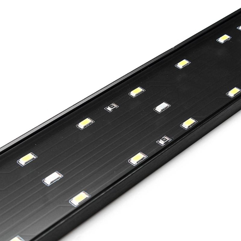 14w 53 cm Plavo-bijela Led Podesiva Svjetiljka Za Akvarijske Ribice Super Tanka Za Spajanje