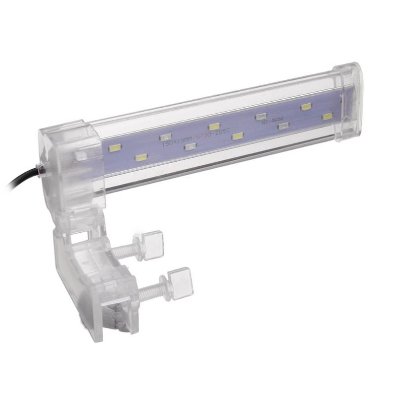 16cm Kristalno Led Svjetlo Za Akvarij S Kopčom Za Rasvjetu Akvarija Za Uzgoj Biljaka Ac220v