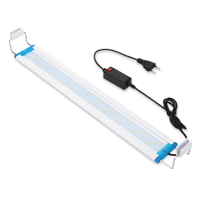 18-48cm Fish Tank Lampa Akvarijska Led Rasvjeta S Produljivim Nosačima Bijele I Plave Led Diode Odgovara Za Akvarij