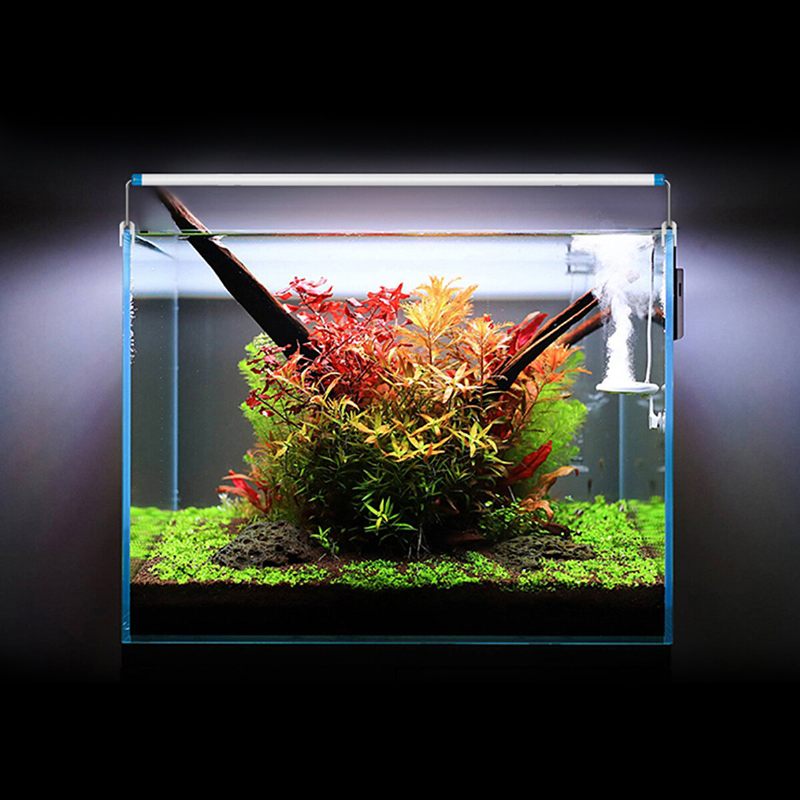 18-48cm Fish Tank Lampa Akvarijska Led Rasvjeta S Produljivim Nosačima Bijele I Plave Led Diode Odgovara Za Akvarij