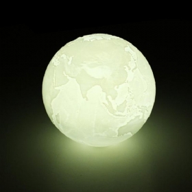 18 cm 3d Svjetiljka Za Zemlju Usb Punjiva Led Noćna Lampa S Promjenjivom Bojom Na Dodir Dc5v