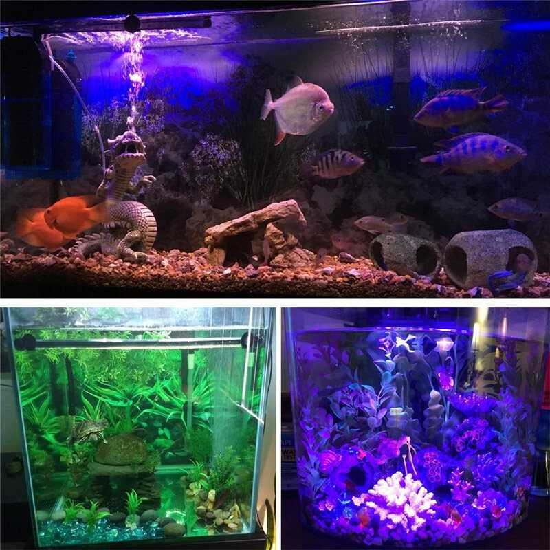 18cm 5050smd 9led Akvarijska Ribica Rgb Svjetiljka Potopljena Vodootporna Trakasta