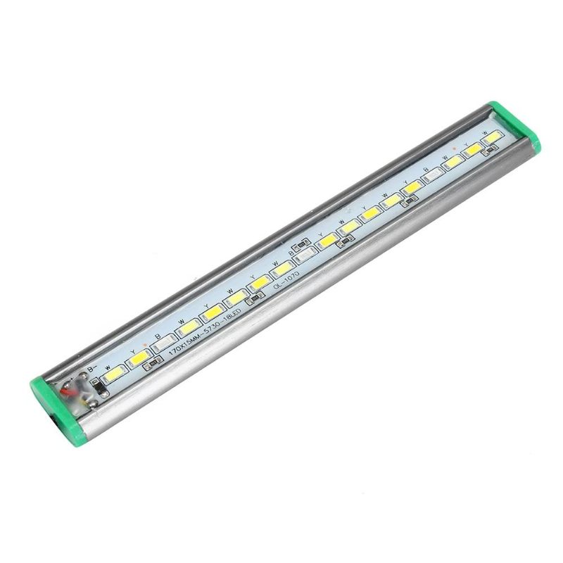 20 cm 18 Led Fish Tank Akvarij Svjetlo Bijelo Plava Lampa Clip Na Vodootpornoj Šipki Ac110-240v