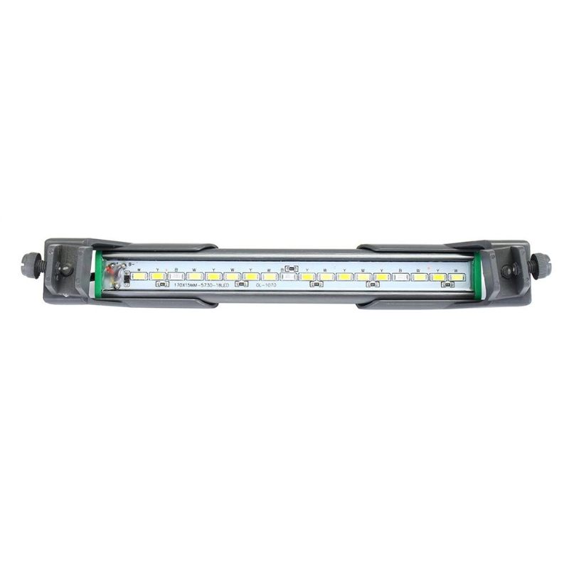 20 cm 18 Led Fish Tank Akvarij Svjetlo Bijelo Plava Lampa Clip Na Vodootpornoj Šipki Ac110-240v