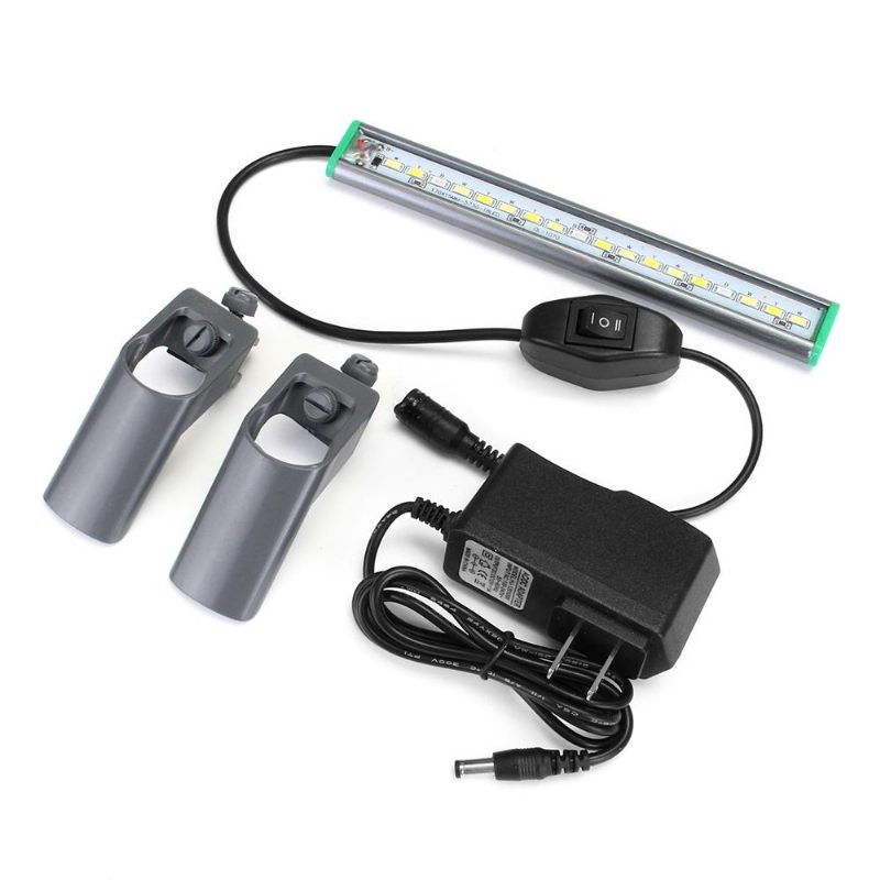 20 cm 18 Led Fish Tank Akvarij Svjetlo Bijelo Plava Lampa Clip Na Vodootpornoj Šipki Ac110-240v