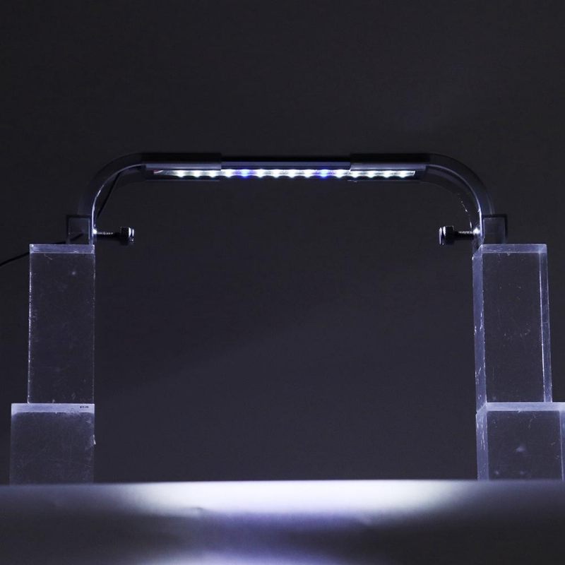 2.5 W 18 cm Podesiva 2835 Led Super Tanka Svjetiljka Za Akvarijske Ribice Crna