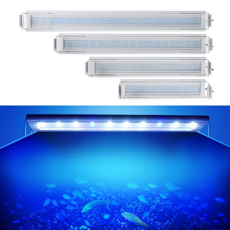 3/5/7/9w 220v Američka Utičnica Fish Tank Lampa Led Štedna Energija Plavo+bijelo Svjetlo Linijski Prekidač