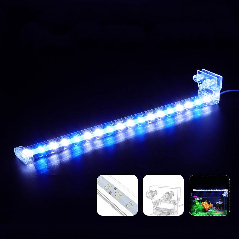 3/6/9/12w Led Svjetiljka Za Akvarijske Kopče Fish Tank Dekor Svjetiljke Za Vodene Biljke 110-240 V