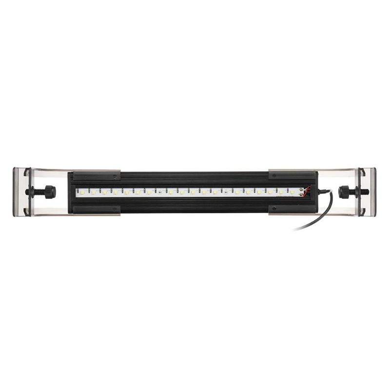 3.5 W 25 cm Podesiva 2835 Led Super Tanka Svjetiljka Za Akvarijske Ribice Crna