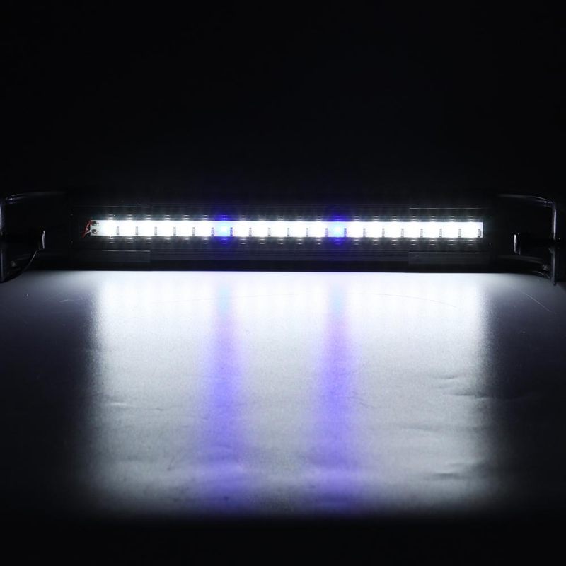 3.5 W 25 cm Podesiva 2835 Led Super Tanka Svjetiljka Za Akvarijske Ribice Crna