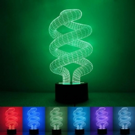 3d Tornado Illusion Led Stolna Svjetiljka Usb 7 Noćna Koja Mijenja Boje