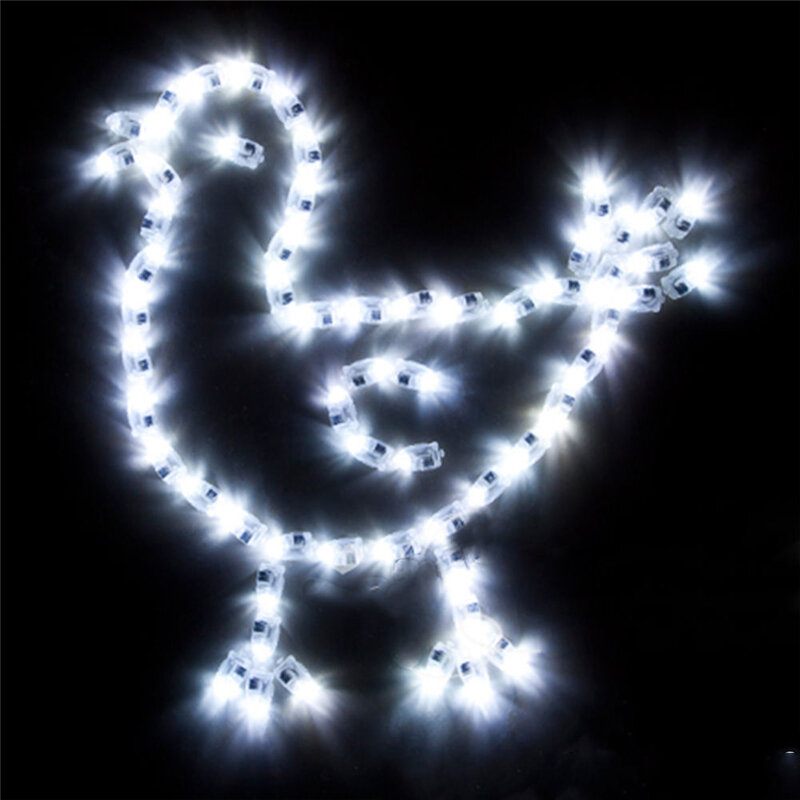 50 Kom./lot Led Svjetiljke Balon Svjetla Za Papirnate Lampione Višebojni Ukrasi Za Božićne Zabave