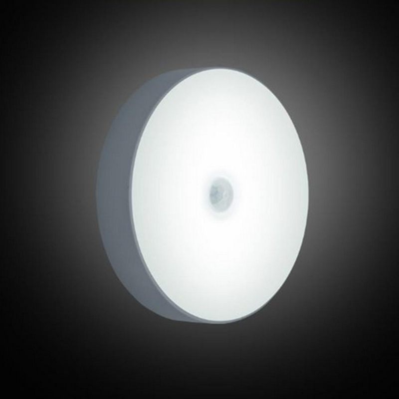 6 Led Usb Punjivi Pir Senzor Pokreta Kontrola Svjetla Led Noćna Lampa Magnetna Zidna Svjetiljka Za Noćni Ormarić