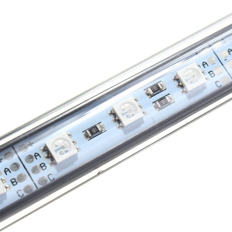 Ac110-240v 18cm 5050 2.9 W Rgb Led Svjetlo Za Akvarijske Ribice Podvodna Svjetiljka S Promjenom Boje + 44 Tipke Daljinski Upravljač