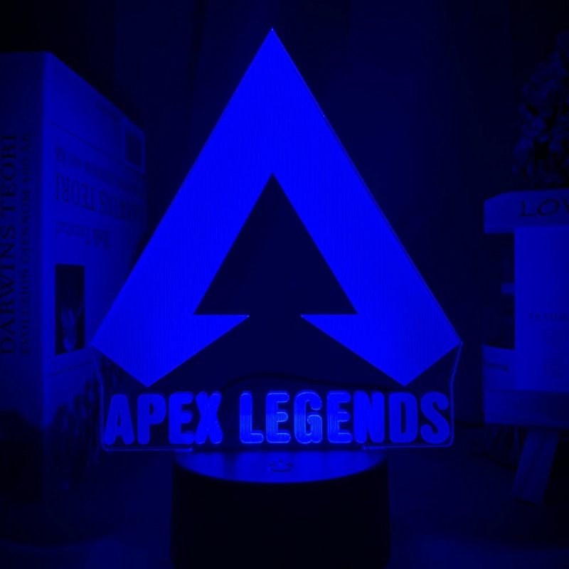 Apex Legends Logo Noćno Svjetlo Led Koje Mijenja Boju Za Uređenje Sobe Za Igru Ideje Cool Event Nagrada Poklon Za Rođendane Usb Lampa