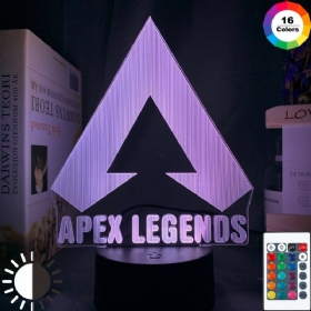 Apex Legends Logo Noćno Svjetlo Led Koje Mijenja Boju Za Uređenje Sobe Za Igru Ideje Cool Event Nagrada Poklon Za Rođendane Usb Lampa