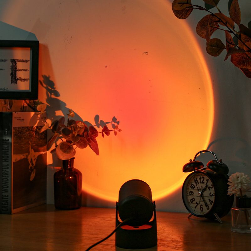 Charminer Rotacija Od 180° Led Svjetlo Za Projekciju Zalaska Sunca Fotografsko Usb Noćno Za Spavaću Sobu Dnevni Boravak Kućna Zabava