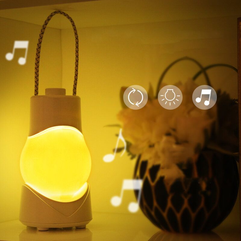 Creative Music Oortable Noćna Svjetiljka Smart Switch Punjiva Decorate Light