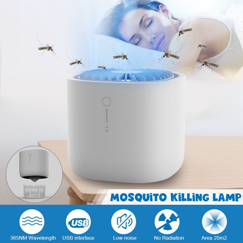 Električni Fly Bug Zapper Mosquito Insect Killer Led Trap Pest Control Usb Lampa