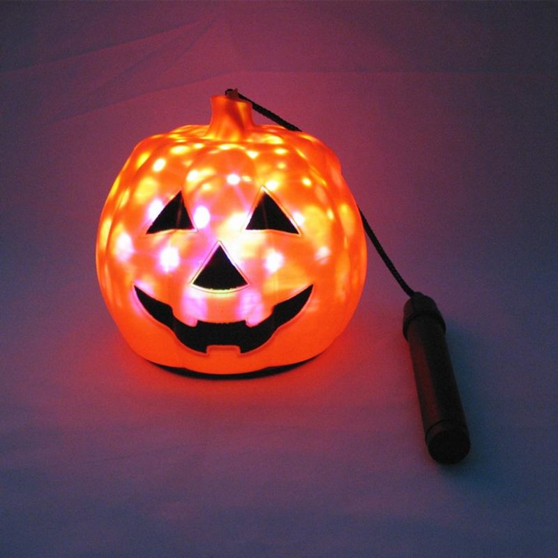 Halloween Led Rotate Viseći Pumpkin Lantern Night Light Festival Poklon Dječji Home Party Decor