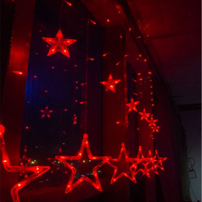 Honana Ht-336 220v Led Svjetiljka U Obliku Zvijezde Svjetlo Za Zavjese Uređenje Doma Proslava Festival Vjenčanje