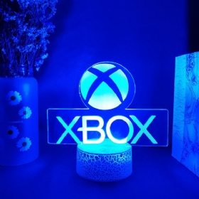 Ikona Igre Xbox 3d Lampa Za Iluzije Igraća Soba Postavljanje Radne Površine Led Senzorska Svjetla Koja Mijenjaju Boju Pozadinsko Osvjetljenje Računala Dekoracija Sobe