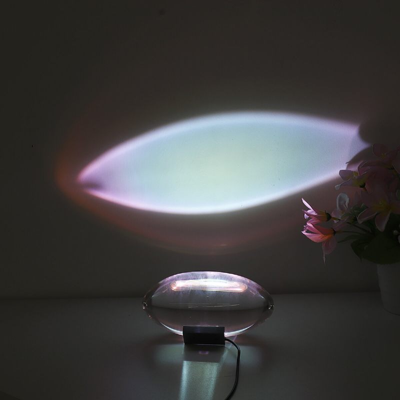 Kristalna Svjetiljka Za Projekciju Zalaska Sunca Dekoracija Poda Spavaća Soba Atmosfere Noćnog Svjetla