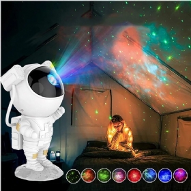 Led Kreativna Svjetiljka Za Projektor Galaksije Astronaut Gypsophila Projekcija Zvjezdano Noćno Svjetlo Za Dječji Kućni Dekor
