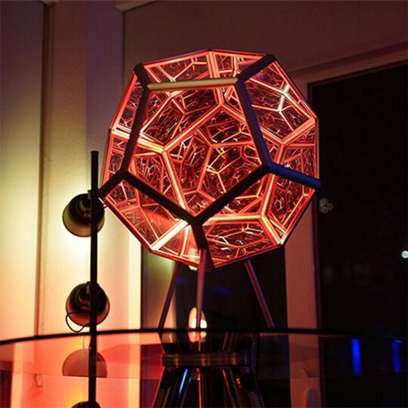 Led Noćno Svjetlo Infinite Dodecahedron Color Art Light Decor Novost Božićni Dar Cool Technology Decoration Home