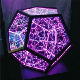 Led Noćno Svjetlo Infinite Dodecahedron Color Art Light Decor Novost Božićni Dar Cool Technology Decoration Home