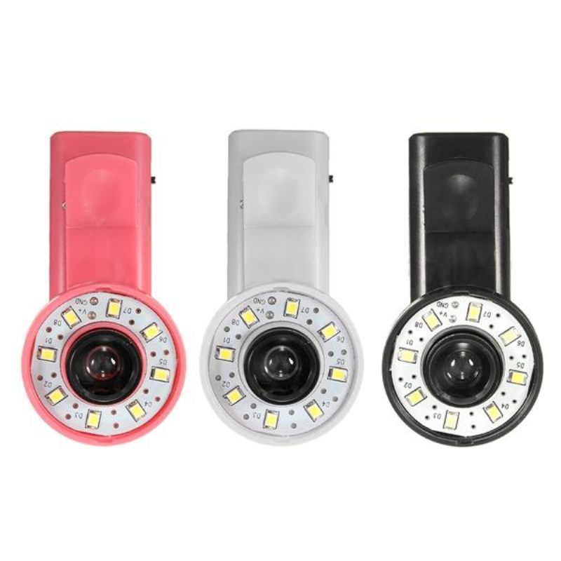 Mini Clip Portable 8 Led Fill Flash Svjetlo Za Selfije Za Iphone 6 Samsung