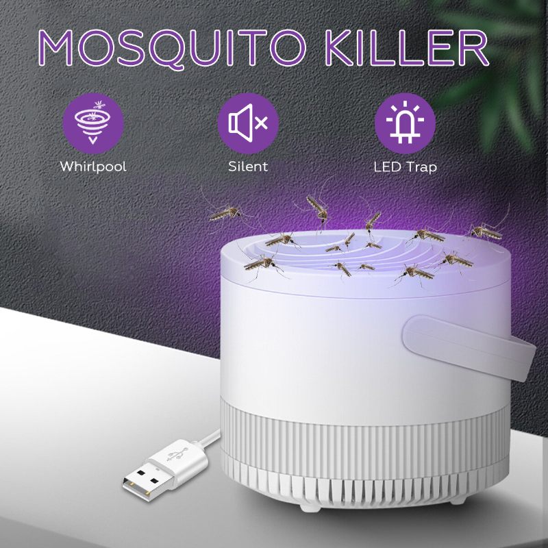 Prijenosna Usb Elektronička Svjetiljka Zamka Za Ubijanje Insekata Led Za Hvatanje