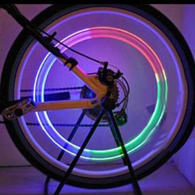 Bicikl Kotač Bicikla Guma Žbica Ventil Svjetlosni Led Svjetiljka