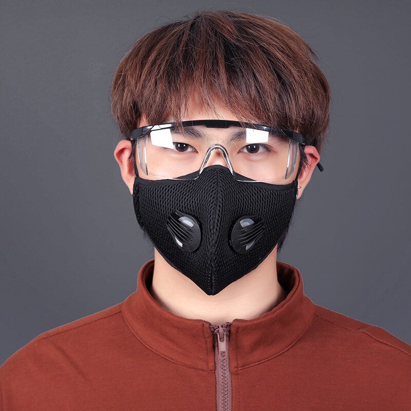 Bikight Unisex Biciklistička Maska Za Lice Otporna Na Prašinu Prozračna Za Disanje S Aktivnim Ugljenom Za Biciklističko Trčanje