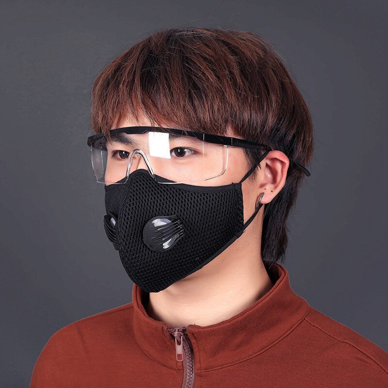 Bikight Unisex Biciklistička Maska Za Lice Otporna Na Prašinu Prozračna Za Disanje S Aktivnim Ugljenom Za Biciklističko Trčanje