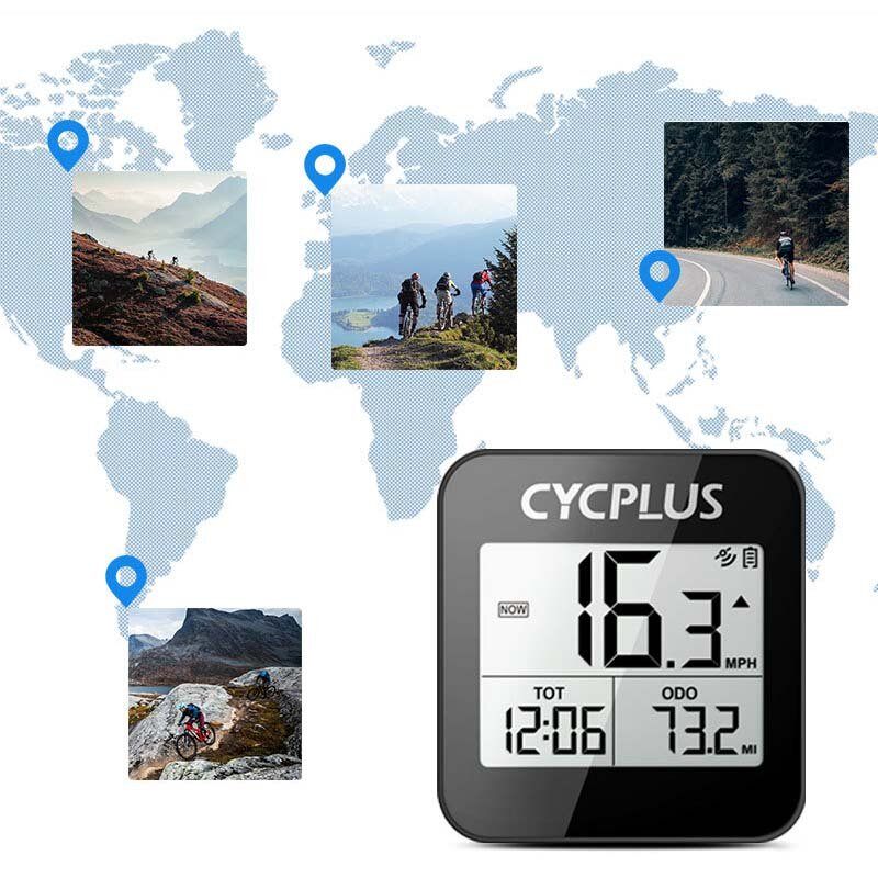 Cycplus G1 Verzija Za Nadogradnju Biciklističko Računalo Gps Bežična Vodootporna Pametna Štoperica Brzinomjer Odometar Dodaci Za Cikloračunalo Za Mtb Cestovni Ciklus