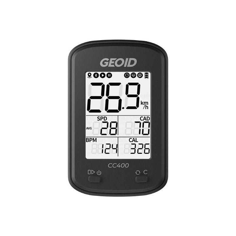 Geoid Cc400 Biciklističko Računalo Ant+ Gps Bluetooth Smart Bežična Štoperica Brzinomjer Odometar Vodootporni Cikloračunarski Dodaci Za Mtb Cestovni Ciklus