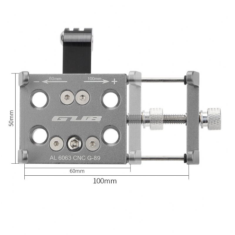 Gub G-89 60-100 mm Držač Telefona Za Bicikl Aluminijska Legura Rotacija 270° Nosač Za Motocikl Biciklizam