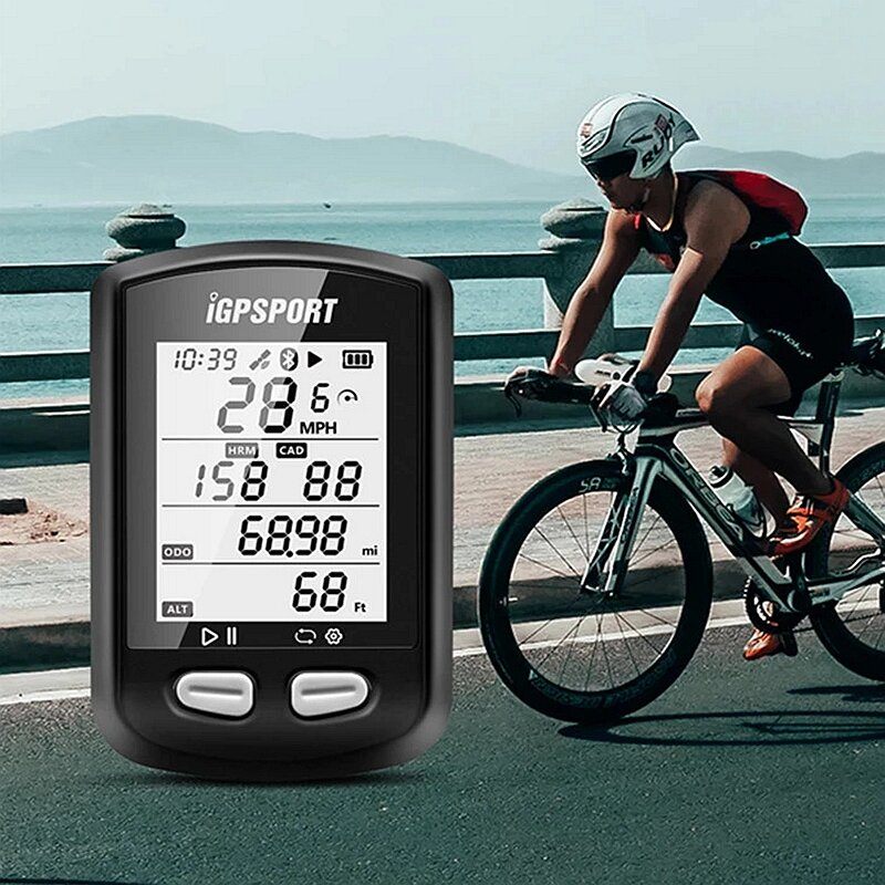 Igpsport Igs10s Računalo Za Bicikle S Bežičnim Bluetoothom 5.0 Ant+ Monitorom Otkucaja Srca I Vezom Senzora Kadence Brzine Vodootporni Brzinomjer Za Za