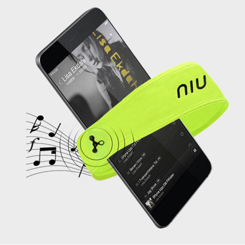 Niu Headbrand Znojnica Bluetooth 4.1 V Ugrađeni Mikrofon Pojas Za Vođenje Znoja Za Fitness