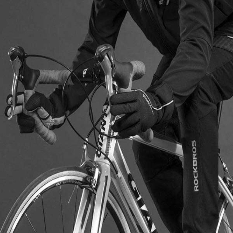 Rockbros Biciklističke Rukavice Zaslon Osjetljiv Na Dodir Otporan Na Vjetar Vodootporan Na Duge Prste Xiaomi Bicikl
