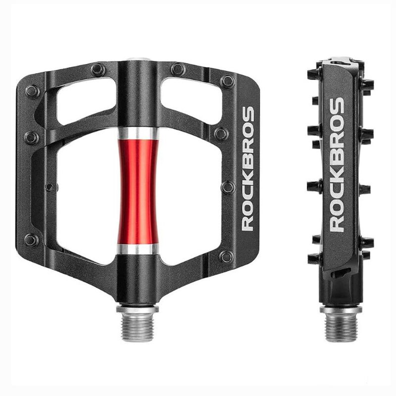 Rockbros Mtb Pedale Za Bicikle Ravne Aluminij 9/16" Neklizajući Zapečaćeni Ležaj 21 Kom Bitve Aluminijske Platforme Za Bicikl