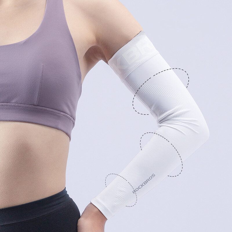 Rockbros Summer Ice Silk Riding Ice Sleeves Prozračne Biciklističke Rukavice Za Zaštitu Od Sunca