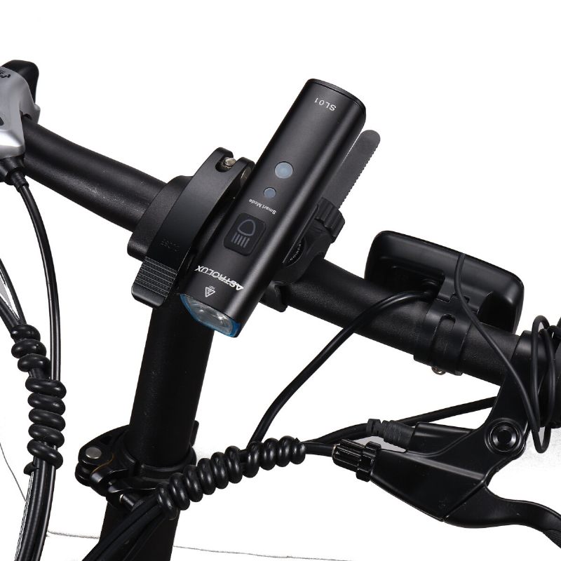 Sl01 1000lm Svjetlina I Vibracija Pametna Senzorska Svjetiljka Za Bicikl Baterijska Cycle Headlight Type-c Usb Punjivo Vodootporno Prednje Svjetlo Za Električni Skuter Mtb