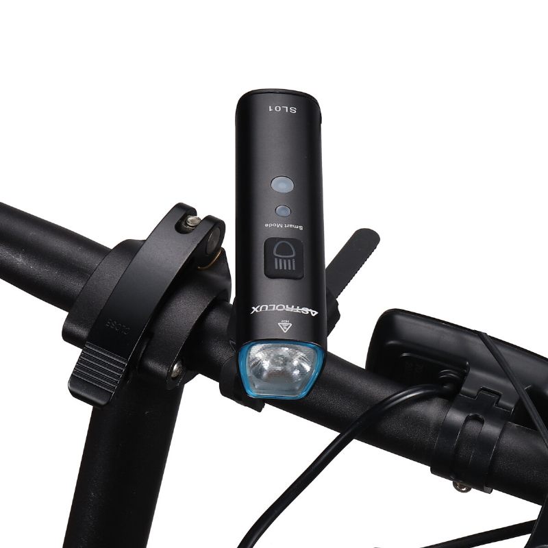 Sl01 1000lm Svjetlina I Vibracija Pametna Senzorska Svjetiljka Za Bicikl Baterijska Cycle Headlight Type-c Usb Punjivo Vodootporno Prednje Svjetlo Za Električni Skuter Mtb