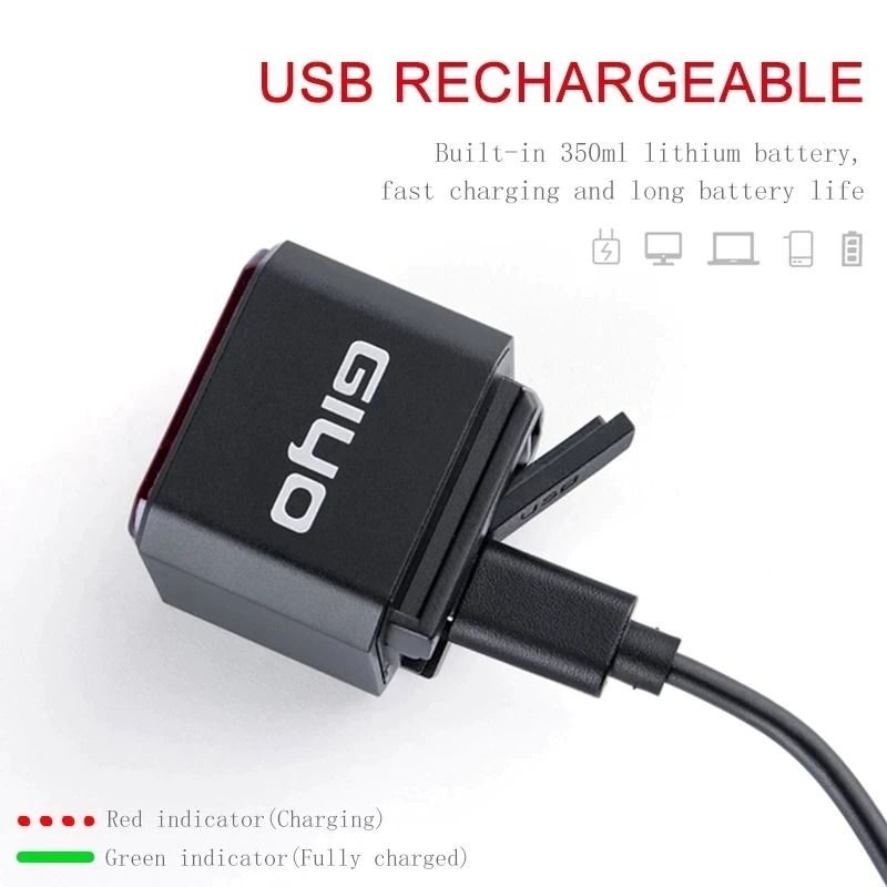 Stražnje Svjetlo Kočnice Usb Punjivo Biciklističko