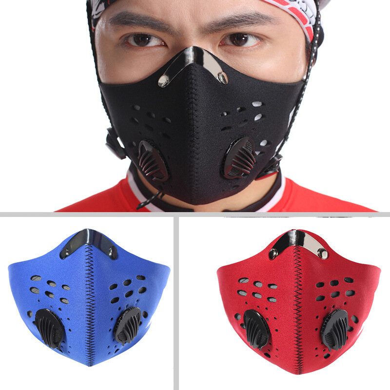 Višebojne Unisex Maske Za Vanjske Otporne Na Prašinu Mtb Biciklističke Pm2.5 Za Lice Sportske Zaštitne Za Vožnju Bicikla