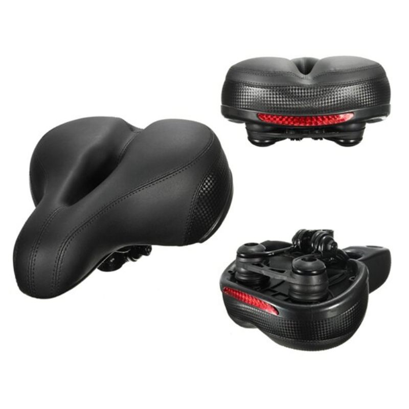 Wide Big Bum Road Mtb Bike Saddle Jastuk Za Sjedalo Bicikla Otporan Na Udarce I Reflektor