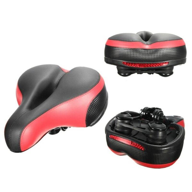 Wide Big Bum Road Mtb Bike Saddle Jastuk Za Sjedalo Bicikla Otporan Na Udarce I Reflektor