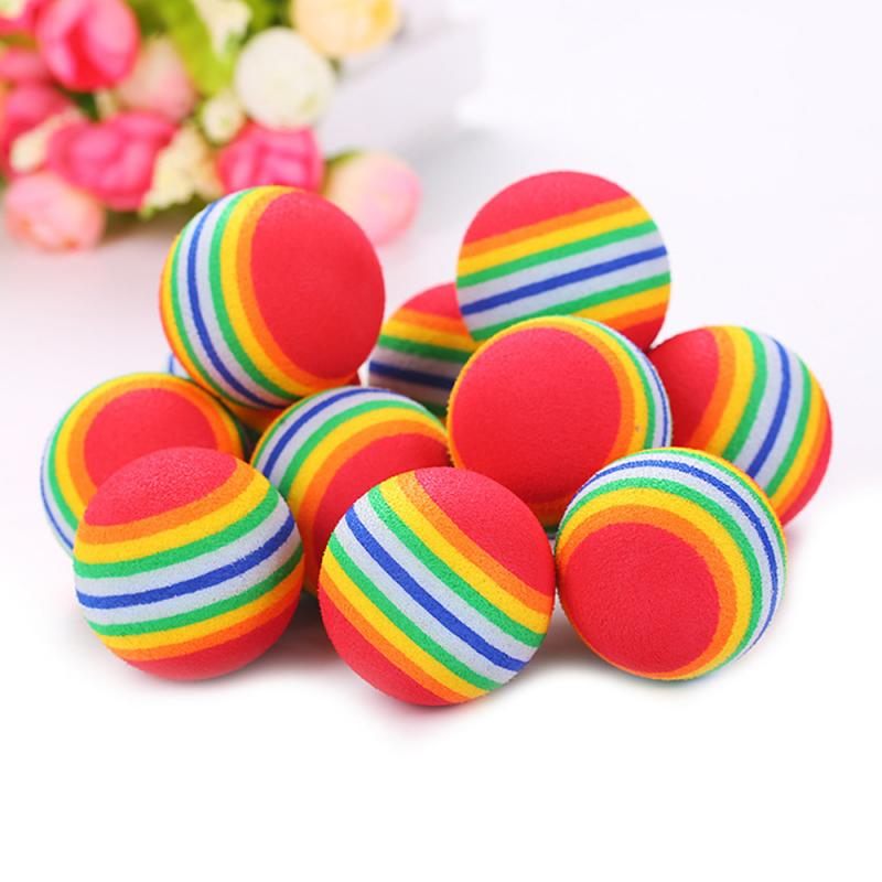 5 Kom Rainbow Ball Mačka Igračka